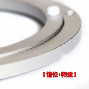【厂家推荐-250mm错位转盘-10寸指纹锁旋转展架底座-家具五金】