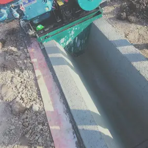 鑫迎现浇水利机械工程渠道成型机边沟机械水渠成型机定制厂家