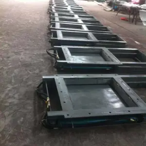 气动双开插板阀加工定制 江都机械供应电液动平板闸门 多种规格