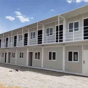 螺丝固定安全住人打包箱房 工地防火单层集成房屋 防风防潮安装快