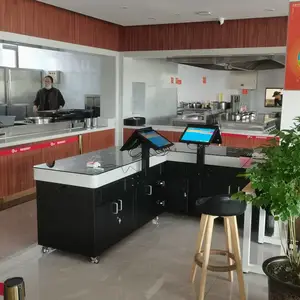 智能化结算餐台 实现网红餐厅 郑州环云电子实现了智能化管理餐厅系统