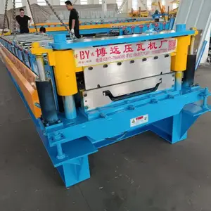 全自动475角驰压瓦机360°暗扣彩钢瓦设备