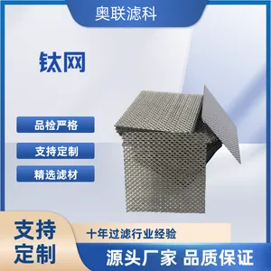 钛合金菱形孔钛网板 电解水铂金网 细小网孔钛拉伸钛网