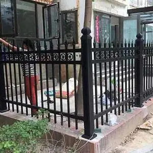 中山锌钢围栏护栏价格 英德茶园铁栏杆 围墙栅栏采购