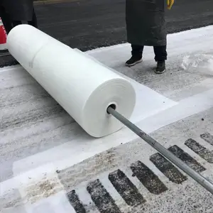 短丝土工布滤水土工布聚酯长丝无纺布厂家价格