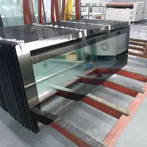 东莞显示屏玻璃厂家定制加工一体机教育机显示屏丝印钢化玻璃