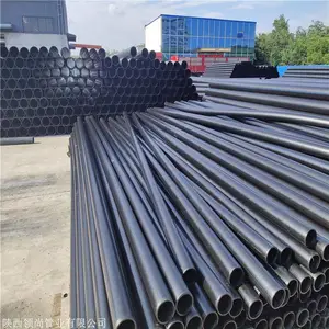 黑色HDPE实壁穿线管 PE穿线管 规格齐全外观光滑有色泽使用时间长