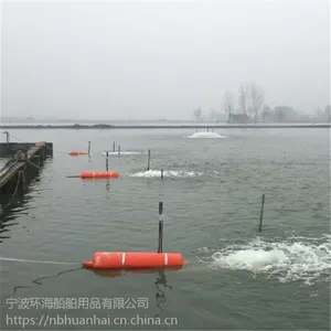 内湖pe养殖浮筒增氧机浮体安装图解