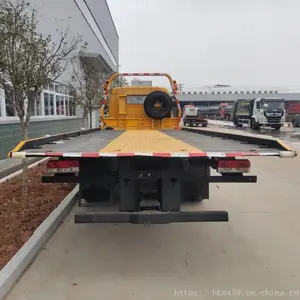 东风多利卡d8新款国五市政道路清障车_黄牌道路救援清障车生产厂家
