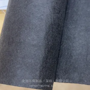 厂家定制 沙发内衬黑色阻燃针刺棉 毛毡布 汽车内饰毯边条边框