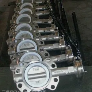 对夹四氟衬氟蝶阀D71F4