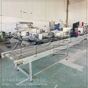 养殖场流水线链杆式输送设备 180度网带传送机 支轴链输送机