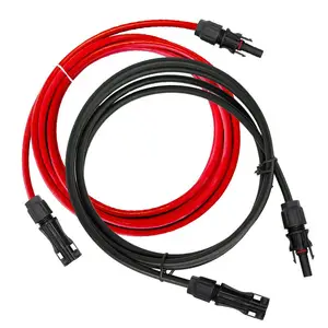 4/6mmƽ��1�׹�������ӳ��߼���MC4�м���10AWGֱ�����¹������