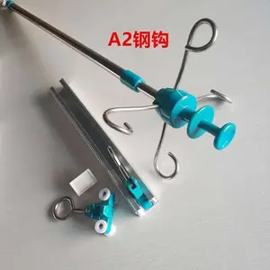 医院输液轨道吊杆 U型直型轨道搭配不锈钢吊架