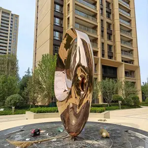 建筑物入口不锈钢凤凰雕塑 小区可发光不锈钢镂空雕塑景观