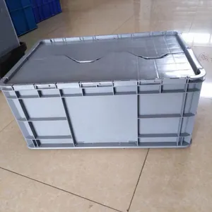 青岛力睿鸿原料pp周转物流d铁丝翻盖型箱