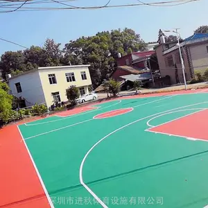 深圳丙烯酸材料厂家销售 运动场弹性丙烯酸网球场材料施工 专业丙烯酸球场工程