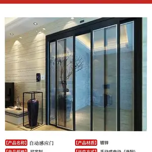 深圳中山专业定制玻璃平开自动门 快速感应平开门 仓库现货 厂家直出