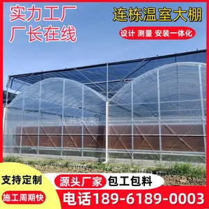 8432连栋温室大棚制造商 内外遮阳系统 风机湿帘降温 每亩造价