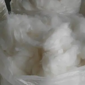 精梳柞落绵 英文名:Tussah Noils Carded