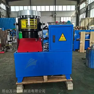 新型液压钢管缩管机 博润冠数控胶管锁口机