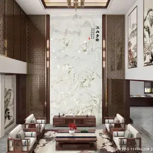 品一奢石|天然山水画|大理石玄关背景墙