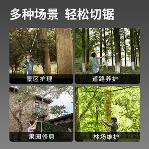 格力博（greenworks）40V高枝锯锂电修枝剪锯树神器园林电动伐木锯PSF401