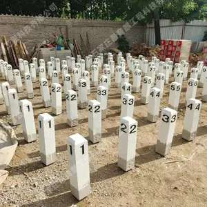 营口水泥百米桩通村公路标配平价好用高性价比公路界碑定制百米标铁路线路标识