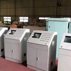 厂家定制 琴式斜面控制台配电柜仿威图操作台设备电箱输电柜