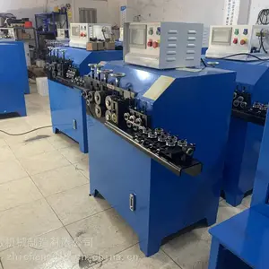 全自动数控高精度伺服钢筋铁丝扁铁带钢成型打圈机