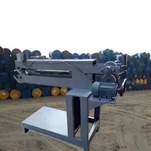 电动油桶切割机 化工铁桶切身压平一体机 立式拆桶机厂