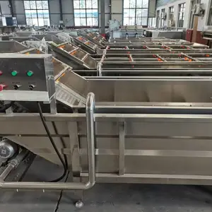 蔬菜清洗机 苦菜清洗制造线 山野菜鼓泡式果蔬清洗机