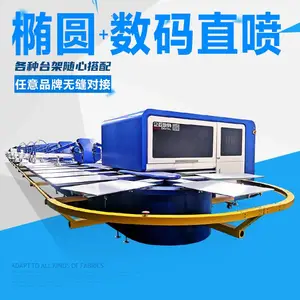 佳印美H8全新8喷头数码椭圆一体机 无缝对接任意一家椭圆机/八爪鱼机
