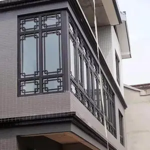 泰州连云港无锡徐州 明清中式断桥铝合金仿古门窗成品供货