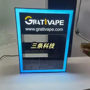 生产塑料发光展示架,发光亚克力展示柜,雾化展示,电子产品展示柜,商超展柜