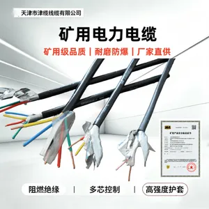 低烟无卤矿用电力电缆 MYJY 0.6/1KV 3*1.5动力电缆 鑫津缆