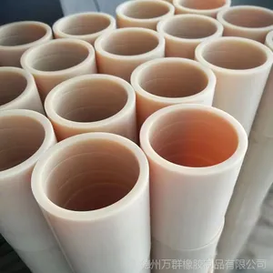 万群橡胶pa6尼龙板材 pa66棒材 mc稀土含油尼龙加工件优质厂家