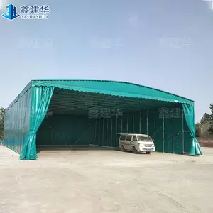 深圳定制移动式仓储帐篷 户外工地篮球场篷 佛山电动雨棚厂家
