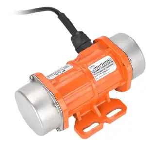 振动电机220v振动力小型震动马达380V30W-120W可调电机纯铜震动器