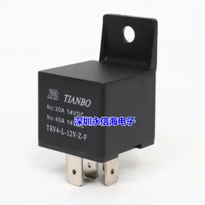 TIANBO天波汽车继电器 TRV4-L-12V-Z-F TRV4-L-24V-Z-F TRV4 TRV4 TRV4系列小型继电器型号规格汽车通用继电器