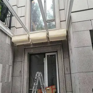 天棚帘定做 阳光房折叠天棚帘 电动智能遮阳帘 上门测量安装