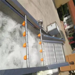 果蔬气泡清洗机萝卜黄瓜清洗设备红枣清洗流水线