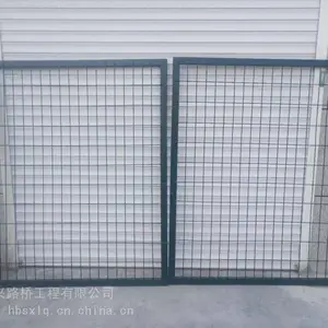 铁路栅栏门 铁路防护门 铁路双开门 浸塑防腐