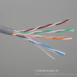【厂家直销】来特超五类非屏蔽网线 8芯(UTP-CAT.5E)
