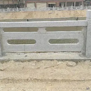 河边石材栏杆石雕石栏杆尺寸款式制作