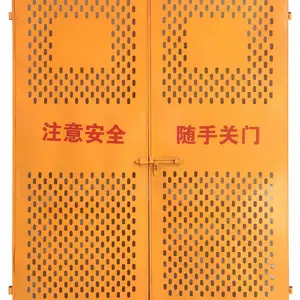 工程施工电梯门 防护电梯门 工地电梯门井口防护门 临时电梯