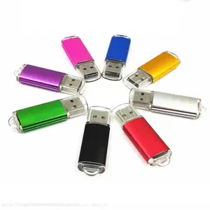亮彩金属U盘小白帽u盘订作外贸***优盘批发金属亮彩外贸32g优盘