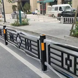 市政护栏 交通隔离栏 人行道围栏 道路中间防撞栏 大量现货可定制