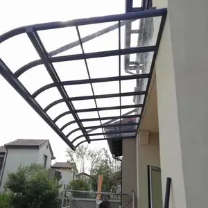 大门铝合金雨棚_可弯曲雨棚厂家