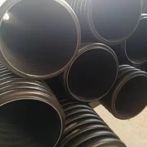 500双壁波纹管市政排水工程造价便宜